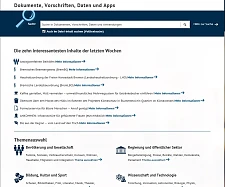 Foto des Internetauftrittes des Transparenzportals