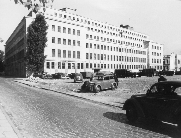 Ansicht auf das Haus am Reich vom Richtweg 1946 Foto: © Hans Saebens - Focke Museum