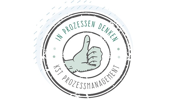 Stempel der Kompetenzstelle Prozessmanagement