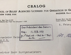 Zu sehen ist der Briefkopf der Organisation CRALOG - Der Brief war an den Bürgermeister Kaisen adressiert. Foto: © Staatsarchiv Bremen