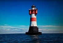 Foto vom Leuchtturm 'Roter Sand'