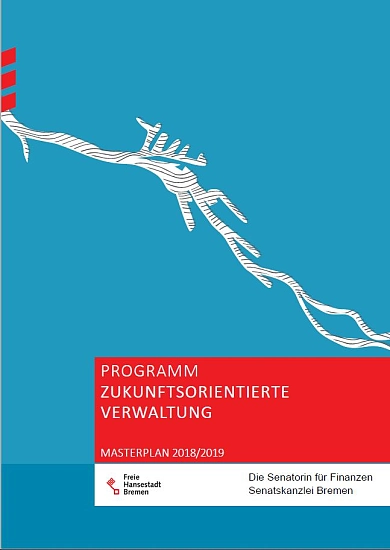 Bild des Deckblattes des Masterplan und Link zum Download