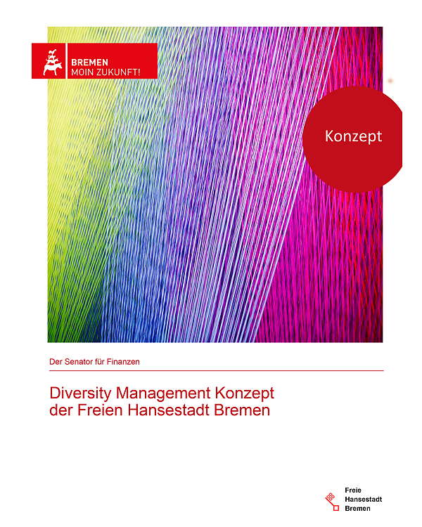 Sie sehen das Titelbild des Diversity Management Konzeptes der Freien Hansestadt Bremen