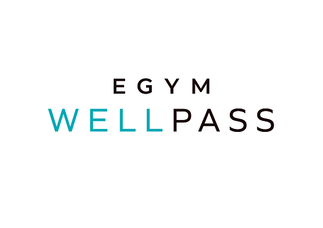 Logo EGYM Wellpass in schwarzer Schrift